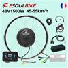 ESOULBIKE Kit di Conversione per Bicicletta Elettrica ESOULBIKE con Motore a Mozzo Senza Spazzole e Senza Ingranaggi 48V 1500W Ruota Posteriore 26' 27.5' 28' 29' 700C