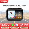 HIZPO Autoradio Hizpo AI Voice per Jeep Renegade 2016-2020, Lettore Multimediale 4G GPS 2din, CarPlay Android Auto, Schermo QLED