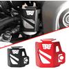 NONE Protezione per Serbatoio Liquido Freni Posteriore Moto, Tappo Olio in Alluminio CNC, Copertura Protettiva per Royal Enfield Interceptor 650