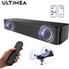 ULTIMEA Soundbar Compatta 120W 2.1ch per TV, Subwoofer Integrato da 3 Pollici, Altoparlanti Soundbar TV Bluetooth 5.4