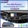 BONROAD Modulo BONROAD Wireless CarPlay Android Auto per Alfa Romeo Stelvio e Giulia 2017-2019, MirrorLink Bluetooth Navi Decoder Box