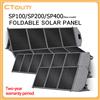 CTOLITY Pannello Solare Portatile Pieghevole CTOLITY SP100/SP200/SP400 100W/200W/400W 20.5V 41V con Alimentazione Stabile