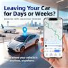 wanwaytech Localizzatore GPS Wireless per Auto Antifurto, Tracciamento Veicoli in Tempo Reale Globale con SIM IoT, Geo-Fence e Allarme Vibrazione, 15+ Giorni di Autonomia