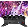 NONE Nave dall'UE Butoy 150W Macchina per coriandoli elettrica a 4 teste DMX Cannone per coriandoli telecomandato per sparatutto per coriandoli per feste di matrimonio
