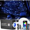 VASTFIRE Kit soffitto stellato 200-500 pezzi - Motore fibra ottica RGBW 14W, controllo app, sincronizzazione musicale, installazione semplice per auto e casa