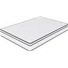 Materasso 90/140x200 cm Spessore 25 cm in Schiuma a Rigido, con Molle e Nucleo in Schiuma Rigida Traspirante H3, Bianco