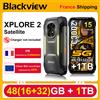 BLACKVIEW XPLORE 2 Satellite [Senza alimentatore UE] Smartphone Resistente 48(16+32)GB+1TB Android 15 6.73" Batteria 20000 mAh 120W 2.4K 120Hz NFC 50MP+20MP