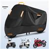 NONE Copertura per moto da esterno Copertura per scooter protettiva UV in poliestere ispessito impermeabile per motocicli