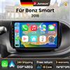Junsun Autoradio Android 15 da 9 pollici Junsun per Mercedes Benz Smart 453 Fortwo 2014-2020, Wireless per Apple CarPlay, Schermo IPS, Stereo Multimediale, Lettore Video, Sistemi Intelligenti per Auto,