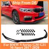 NONE Auto Paraurti Anteriore Labbro Per BMW Serie 5 G30 G31 520i 530i 540i M-Sport 2017-2020 Spoiler Anteriore Splitter Diffusore Bodykits Tuning