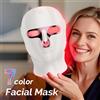 eelhoe Maschera LED per Viso e Collo a 7 Colori, Ricaricabile, Dispositivo di Bellezza a Fotoni LED, Strumento per Lifting Facciale e Cura della Pelle