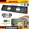 XUDREZ 1 Set Nuova Telecamera Posteriore WiFi per Auto 170 ° Cornice per Targa Europea con Telecamera Impermeabile HD per Visione Notturna e Retromarcia per IOS/Android