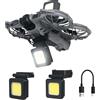 NONE Luce per Volo Notturno per Drone, Luce Indicatrice per Accessori Drone DJI Neo 2, Luce LED Ricaricabile Anti-Collisione, Luce di Navigazione