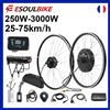 ESOULBIKE Kit di conversione ESOULBIKE per E-Bike 72V 3000W 52V 2000W 48V 1500W 1000W 500W, Motore mozzo ruota posteriore 36V 250W o anteriore con batteria