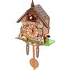NONE Orologio da parete vintage a cucù con carillon per uccelli, orologio da parete in legno con decorazione nordica, decorazione per orologio da parete sospeso 25 * 10 * 50 cm