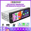 ESSGOO Autoradio Universale Android 15 1DIN 6.86'' 4+64G con Carplay Wireless, BT, USB Type-C, GPS, Navi, WIFI, RDS, FM, 2+32G, SWC