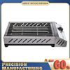 NONE Griglia per barbecue elettrica portatile Griglia per barbecue elettrica da 2,5 kW Griglia per barbecue senza fumo Griglia elettrica da tavolo