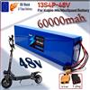 Makita Batteria Originale agli Ioni di Litio 48V 60Ah 2000W 13S4P per Monopattini Elettrici CitycocoBMS 54.6V