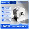 SMARAAD Generatore a magneti permanenti senza ingranaggi da 1000W per turbina a bassa velocità 12V 24V per energia idroelettrica ed eolica domestica, spedizione in Polonia