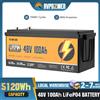 Rvpozwer Batteria al Litio LiFePO4 RVPOZWER 48V 100Ah con BMS Intelligente, 15000+ Cicli Profondi per Golf Cart, Camper, Energia Domestica Off-Grid