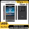 Unihertz Titan 2 Smartphone Android 15 con Tastiera Fisica, Telefono 5G a Doppio Schermo, 512GB, Dimensity 7300, Fotocamera 50MP, Dual SIM
