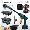 YOFIDRA Idropulitrice ad Alta Pressione Senza Spazzole 200Bar con Pistola ad Acqua per Auto + Secchio, Pulitore da Giardino, Pistola a Spruzzo per Batteria Makita 21V