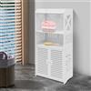 NONE Mobiletto da Bagno 90x40x25cm, Armadietto Laterale per WC, Capacità di Carico 2.5-3kg, per Bagno, Soggiorno, Camera da Letto, Cucina, Ecc.