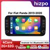Hizpo Autoradio Android 2Din da 9 Pollici per Fiat Panda 2013 - 2024, Navigazione GPS Multimediale, RDS DSP SWC 4G BT WiFi CarPlay