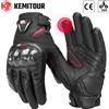 KEMITOUR Guanti da moto in pelle KEMIMOTO CE estivi per uomo, guanti protettivi per motocross, moto, dirt bike, bicicletta, corsa, ATV, UTV