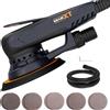 NONE Levigatrice Roto-Orbitale Elettrica MAXXT Mini 2.5 a Velocità Variabile per Lucidatura Metalli, Lavorazione Legno e Cartongesso