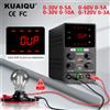 KUAIQU Alimentatore DC KUAIQU OCP OVP 12V 24V 30V 10A, Alimentatore da Laboratorio Regolabile per Illuminazione LED, per Fai-da-Te Domestico, Consegna Rapida