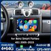 MOPECT 9" per Mercedes Benz Smart Fortwo 451 2005-2015 Apple CarPlay Android Auto Radio GPS FM WiFi BT AM Multimedia DAB+ DVR