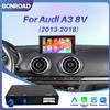 BONROAD Modulo Interfaccia Wireless CarPlay Android Auto A3 8v 2013-2018 Mirror Link AirPlay Bluetooth Navigazione GPS Musica