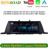 BONROAD Sistema Multimediale per Auto Bonroad 10.25 Pollici con Linux e Carplay Android per BMW Serie 5 F07 GT Sistema CIC NBT 2011-2017, Airplay Mirror Link