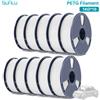 SUNLU Filamento 3D SUNLU PETG/PLA/PLA PLUS 1.75mm 10KG Nero Bianco Grigio Senza Grovigli con Bobina Riutilizzabile per la Maggior Parte delle Stampanti FDM