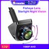 srnubi Telecamera posteriore per auto Srnubi AHD1080P CVBS NTSC Visione notturna IP68 Impermeabile 170 ° Obiettivo Fisheye Grandangolare Universale per Retromarcia e Parcheggio