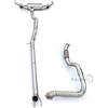 NONE Valvola di Scarico per Mercedes Benz AMG GLA45 2.0T 2014-2019 (X156) in Acciaio Inox con Valvola di Scarico, Sistema Cat-Back ad Alte Prestazioni