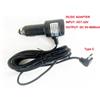 SZshufen Kit di alimentazione 24/7h per parcheggio, cavo di ricarica per auto tipo C 7-32V, accessori GPS per telecamera posteriore, per dash cam con interfaccia Type-C, DVR per auto