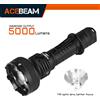 ACEBEAM Torcia Tattica ACEBEAM L35 2.0, 6500K 5000LM Super Luminosa, Portata 650M, LED XHP70.3 HI con Doppio Interruttore