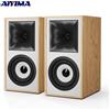 AIYIMA S4000 Diffusore Monitor da Studio 40WX2 Bluetooth 5.0 Ingresso RCA/XLR Bilanciato Uscita Subwoofer Diffusori Attivi da Scaffale in Legno