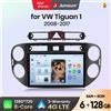 Junsun Autoradio Junsun per VW Volkswagen Tiguan 1 NF 2006-2016 con Carplay, Android Auto, FM, RDS, DSP, BT, GPS, Navi, SWC, Schermo Touch HD IPS, Plug & Play, Lettore Multimediale, Chiamate Hands-Free,