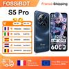 Fossibot S5 Pro Smartphone, Schermo HD+ 6,88", 32(8+24)GB+256GB, Android 15, 6000mAh, 120Hz, OTG, Fotocamera 50MP, Impronta Digitale Laterale, Elegante e Portatile