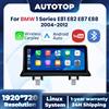 AUTOTOP Autoradio Multimediale Wireless con Carplay e Android Auto per BMW Serie 1 E81 E82 E87 E88 CCC CIC Senza Schermo GPS BT