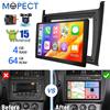 Mopect Autoradio Android 15.0 da 9 Pollici 4+64GB per VW Polo 6R 6C V 2009-2017, Apple CarPlay, Schermo Touch IPS, Navigazione GPS, FM/AM, SWC, Bluetooth