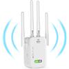 Ripetitore WiFi 300Mbps 2.4Ghz, Router Wireless, Amplificatore di Segnale a Lungo Raggio, Estensione di Rete per Casa e Ufficio, Spina EU, Facile da Configurare