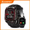 KOSPET TANK M4C Smartwatch per Uomo, Orologio Tattico da Esterno con Walkie-Talkie e GPS, Resistenza di Grado Militare, Impermeabile 5ATM