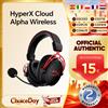 HYPERX Cuffie Wireless HyperX Cloud Alpha Originali con Microfono Staccabile, Driver a Doppia Camera, Controlli On-Ear, 300 Ore di Autonomia
