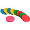 GYMNIC Disc'o'Bocce Bocce Piatte Morbide per Bambini, Gioco Polifunzionale per sviluppare Equilibrio e Mobilità, Set da 9 Dischi Colorati
