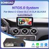 BONROAD Modulo Wireless CarPlay Android Auto BONROAD per Mercedes Benz 5.0 A CLA GLA W176 C-Class W205 GLC 2015-2018, Mirrorlink BT, Navigazione, Decoder Musicale Online