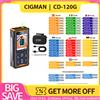 Cigman Strumento di Misurazione Laser CIGMAN CD-120G con Fotocamera 4X, Tecnologia P2P, IP68, Interfaccia Utente Intuitiva, Design Multifunzionale, Display IPS da 2,4 Pollici, Puntatore Laser Digitale,